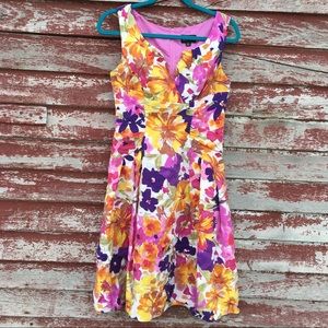 Adrianna papell floral dress